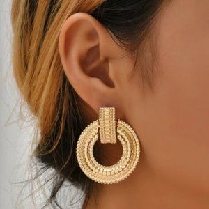 Statement Golden Earrings
